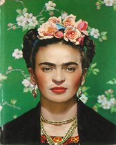 Luxe Wanddecoratie - Fotokunst Frida Kahlo - Plexiglas & Dibond - Blind Aluminium Ophangsysteem - 80 x 120 - Akoestisch en UV Werend - inclusief verzending