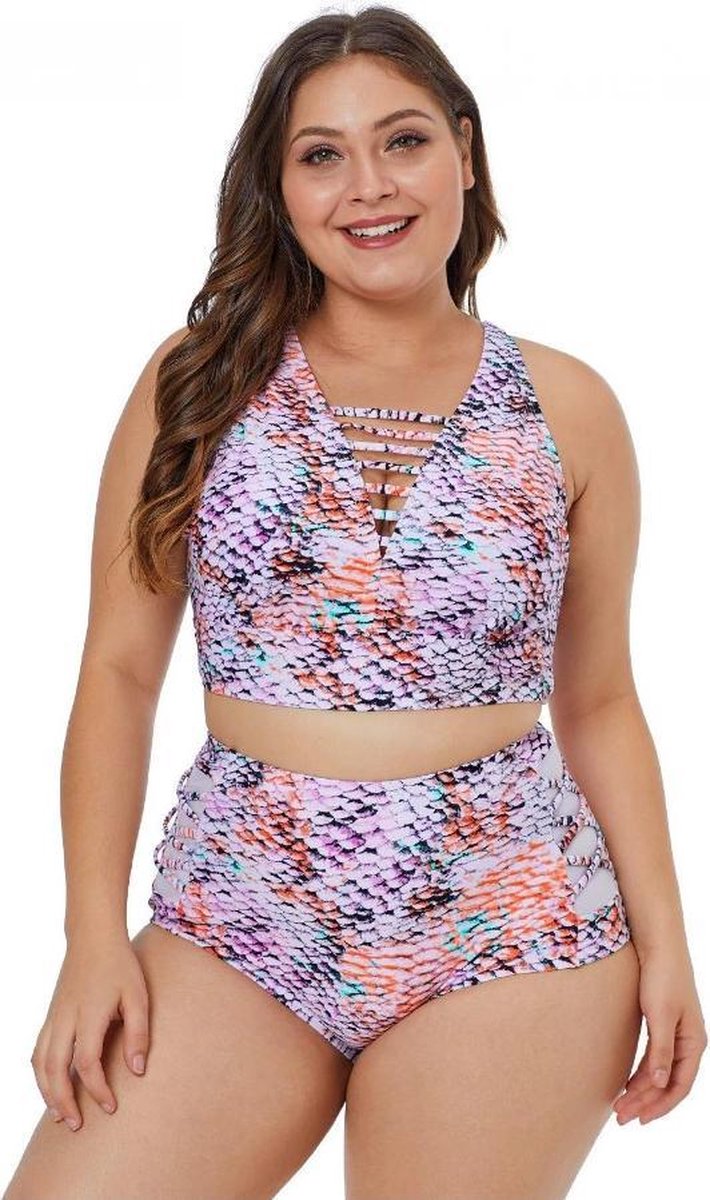 Tankini Dames 2Delig Print Maat XXL/2XL 'Thyma'