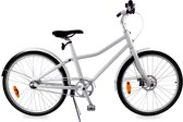 Blanco Unisex Fiets 'City Bike Deluxe' 26-inch - Wit