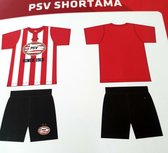 PSV Shortama - Pyjama met korte mouwen en korte pijpen - maat 140/146