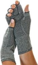 Medidu Artrose / Reuma Handschoenen met antisliplaag (Per paar) (Grijs & beige)