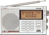 Tecsun PL600 zilver wereld ontvanger met AM-SSB