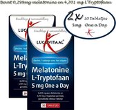 Lucovitaal - Melatonine en L-Tryptofaan - 5mg - 2 x 30 tabletten