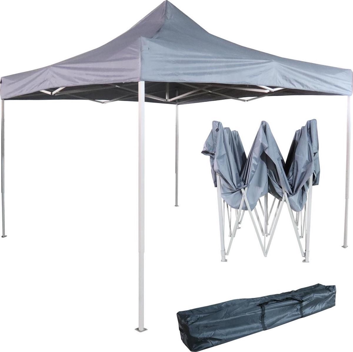 opvouwbaar draagbaar - easy up paviljoen tent - 3 x 3 | bol.com