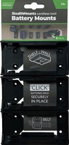 StealthMounts BM-FT18-BLK-6 Accuhouder voor Festool 18V - Zwart - 6-pack