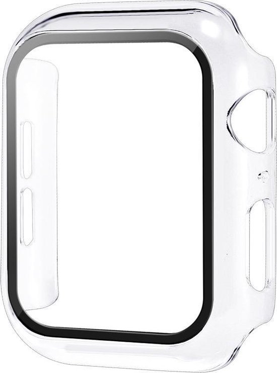 Transparante kunststof hardcase screenprotector voor Apple Watch 40MM.