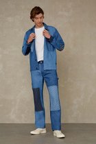 Kings Of Indigo - Thanos  - Overhemd - Donker Blauw - XL