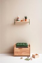 Kids Concept - Wall shelf metal/wood green (1000441)