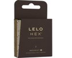 LELO HEX Respect XL - condooms - 58 mm - 3 stuks