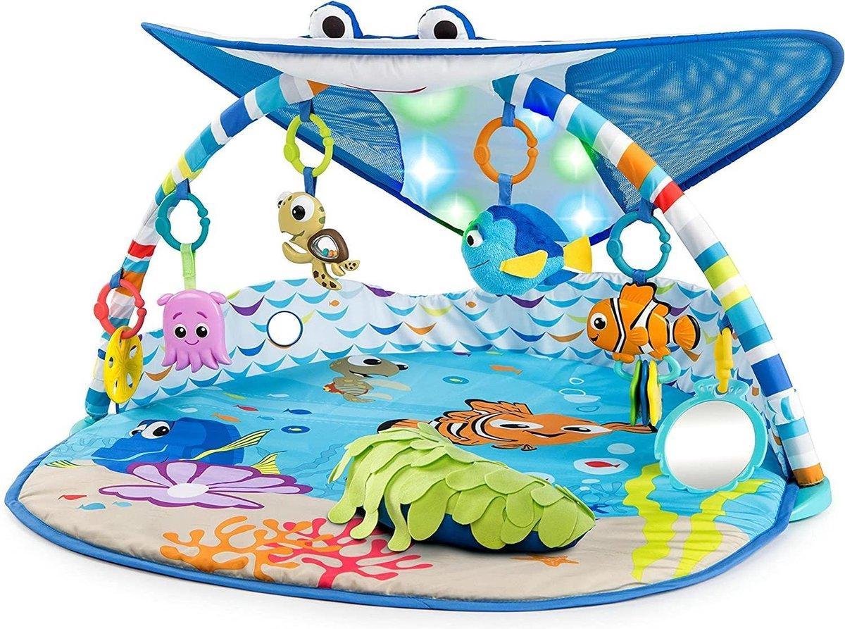 Disney Baby Mr. Ray Ocean, Finding Nemo Speeldeken Met Speelboog, Lichten En Meer Dan 20 Minuten Melodieën, Blauw, 81.28 x 91.44 x 45.72 cm