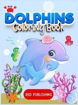 Dolphins Coloring Book for kids 4-8