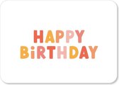 Wenskaart Happy Birthday 10 stuks - Verjaardagskaart - Kaarten - Wenskaarten set - Jarig - kaartenset 10 stuks