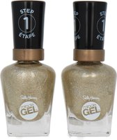 Sally Hansen Miracle Gel Nagellak - 150 Kris Krin-Gold (set van 2)