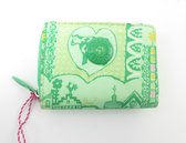 Oilily portemonnee - 13x9,5x2cm - groen