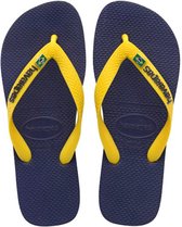 Havaianas Brasil Layers Unisex Slippers - Navy Blue - Maat 43/44