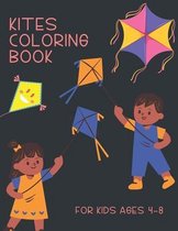 Kites Coloring Book For kids Ages 4-8