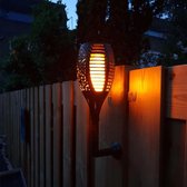 Solar Fakkel 96 LED Wandlamp| Fakkel voor aan de muur | Fakkel op zonne energie| 2022 model | Tuinverlichting op zonne-energie | IP65 waterdicht | Decoratie tuinverlichting | LED b