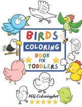 Birds Coloring Book for Toddlers