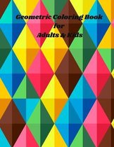 Geometric Coloring Book for Adults & Kids