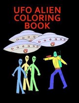 UFO Alien Coloring Book