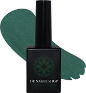 Groene glitter gel nagellak - Earned Emerald 026  Gel nagellak - 15ml - De Nagel Shop - Gelnagels Nagellak