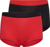 Beeren 2-Pck Mix&Match M. Boxer Mix Rood/Zwart 122/128