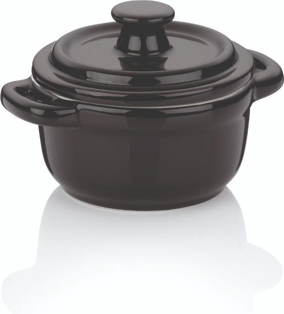 Mini braadpan Keramiek Zwart, 10 cm - Kela | Malin
