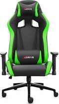 xDrive Super Professional Gaming Chair – Professioneel Gaming Stoel - Gaming Stoel - Bureaustoel - 4D Armleuningen Fluwelen - Foam Kussens / Zwart / Groen