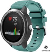 Strap-it Garmin Vivoactive 3 siliconen bandje - dennengroen