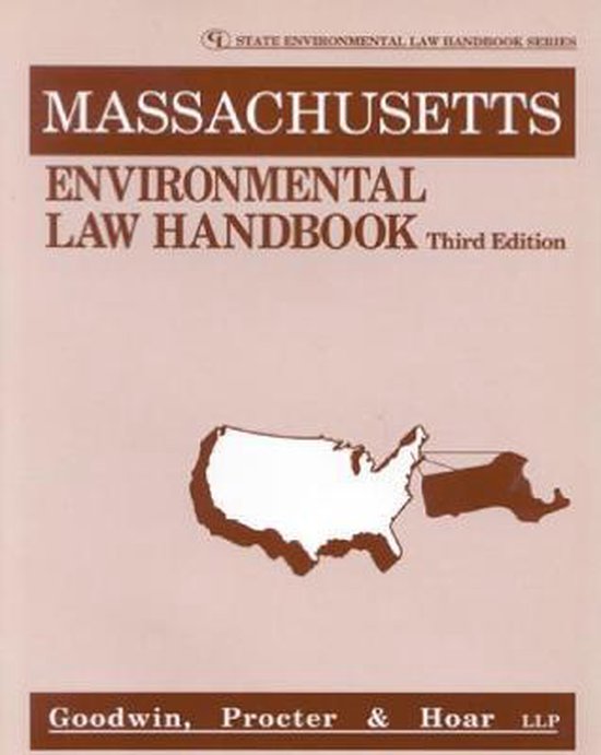 State Environmental Law Handbooks Massachusetts Environmental Law