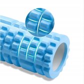 Fitness Foam Roller - Yoga Workout Roll - Pilates / Body Rug Triggerpoint Massage Rol The Grid Roller - 32CM Licht Blauw