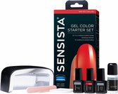 Sensista Gel Color Starter Set Red Hot Chillies - Rood
