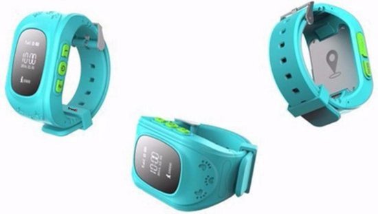 Smart Horloge voor Kinderen - GPS Tracker voor Kinderen - Waterdicht scherm- 2.50 cm Display - Hemelsblauw - TrendX
