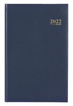 Brepols Agenda 2022 - Saturnus 231 - Lima kunstleder - 13,3 x 20,8 cm - Blauw