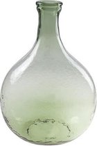 Vaas - Flesvaas - Fles Vaas - Bloempot -Groen - Glas - 27x16xh40