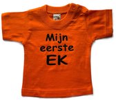 Mijn eerste EK - Oranje babyshirt - Holland souvenir - Nederlands elftal shirt - Ek voetbal - maat 104