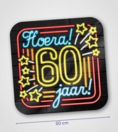 Neon Decoration Sign - 60 jaar