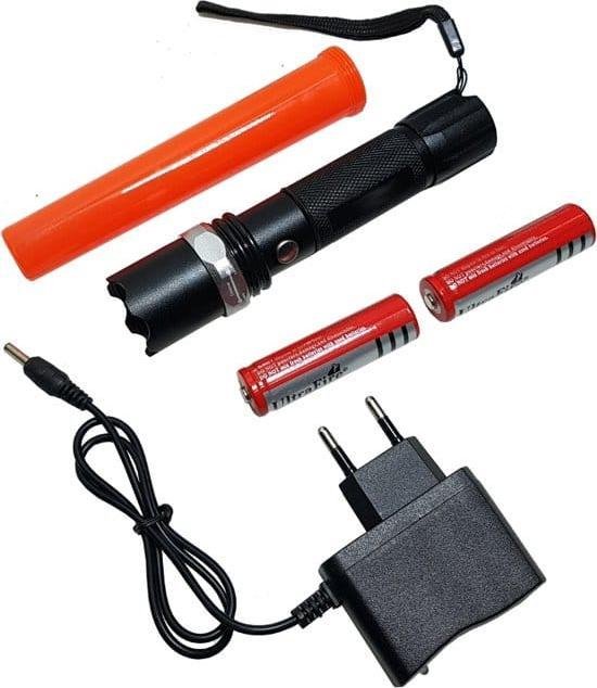 Lampe de poche Rechargeable USB, puissante torche LED à gradation 3 Modes,  batterie 18650 intégrée avec lumière latérale, lampe tactique étanche -  AliExpress