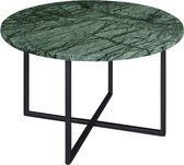 Marmeren Salontafel Rond - India Green - 80 cm  - Gepolijst