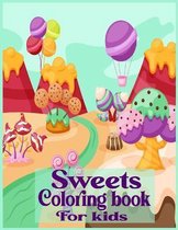 Sweets Coloring Book For Kids