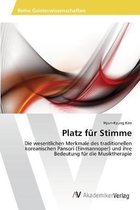 Platz für Stimme