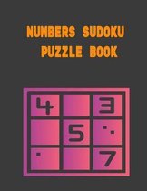 Numbers Sudoku Puzzle Book