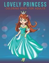 Lovely Princess Coloring Book For Adults