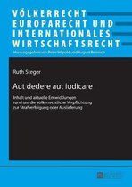 V�lkerrecht, Europarecht Und Internationales Wirtschaftsrecht- Aut dedere aut iudicare
