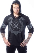 Vixxsin Longsleeve shirt -S- ATLAS Zwart