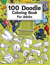100 Doodle coloring Book For Adults