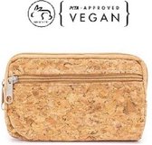 green-goose Kleingeld Portemonnee Naturel | Vegan | Peta Approved | 100% Natuurlijk Kurk | Duurzaam | Biologisch Afbreekbaar