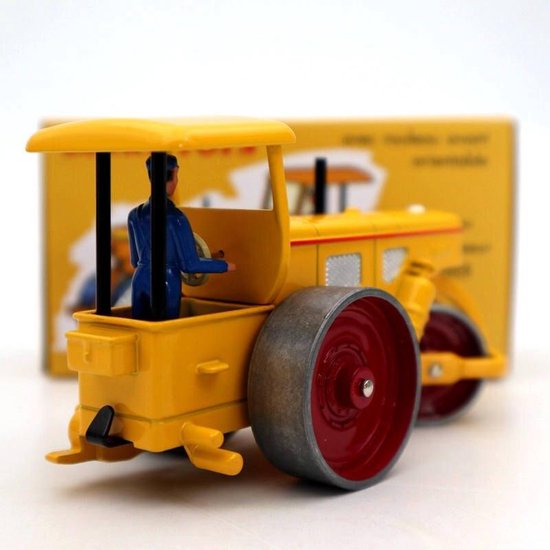 Dinky Toys N°90A - Rouleau Compresseur RICHIER - Miniature 1/43 Jaune