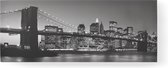 Art for the Home - Canvas - Brooklyn Bridge - 40x100 cm