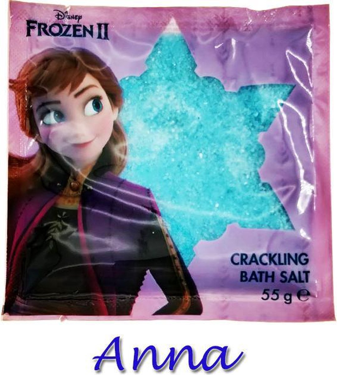 Sence Disney Frozen II Badzout- 3 zakjes van 55 g- Anna, Elsa en vriendjes